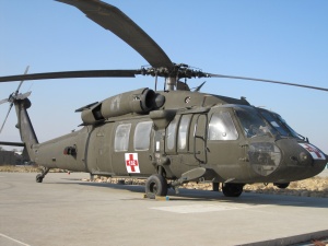 UH-60 "Black Hawk" in der MedEvac-Variante.