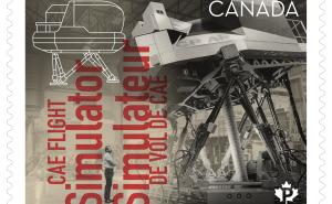 CAE’s ground-breaking technology highlighted in new Canada Post stamp