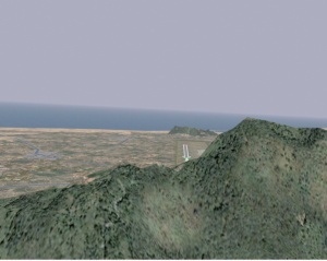 Abb. 8: Simulation von steilen Anflugwinkeln