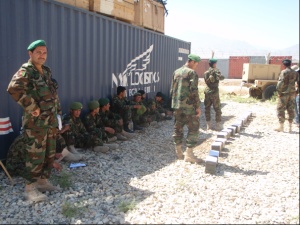 Konvoi-Ausbildung mit der MedicKp (Hoffmann, Kabul, 2010)