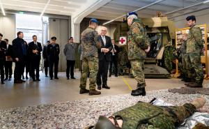 Bundespräsident besucht die Sanitätsakademie der Bundeswehr