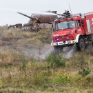 Feuerlöschkraftfahrzeug Waldbrandbekämpfung im Einsatz