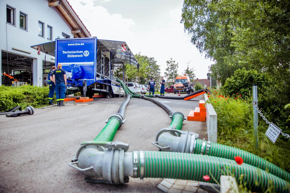 In der Spitze waren mehr als 1 800 THW-Kräfte gleichzeitig während des...