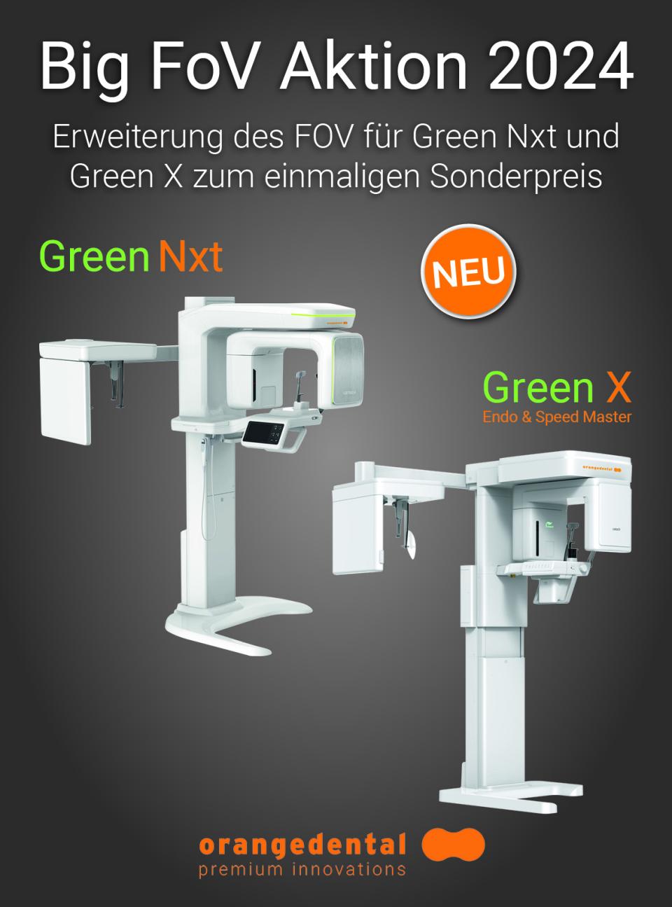 Big FoV Aktion 2024 für alle Betreiber eines DVT Green X oder Green Nxt von...