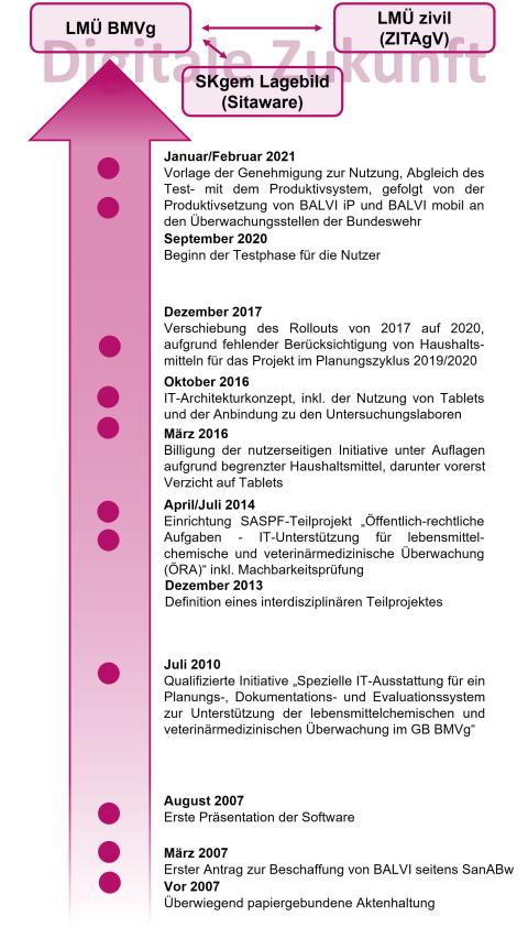 Zeitstrahl Einführung BALVI