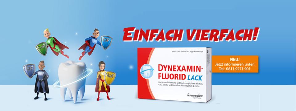 DYNEXAMINFLUORID LACK – die neue Generation Dental-Lack