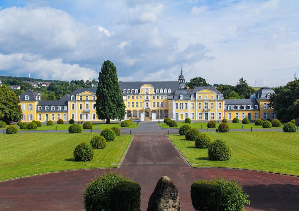 Bildaufnahme vom Schloss Oranienstein in Diez, an dem die Führung des...