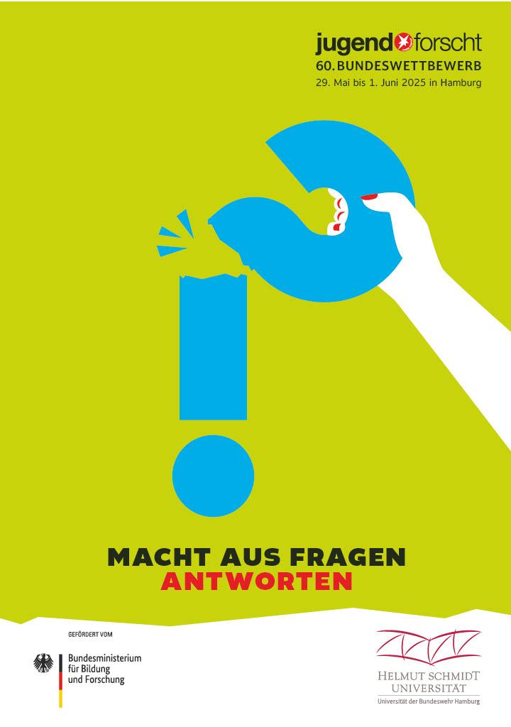 Logo des diesjährigen 60. Bundeswettbewerbs Jugend forscht des...