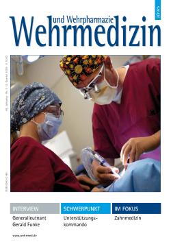 Die zweite Ausgabe der Wehrmedizin und Wehrpharmazie ist erschienen!