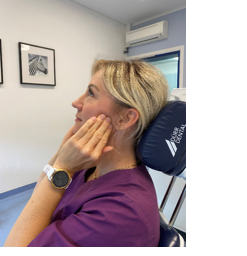 Eigenmassage M. masseter extraoral