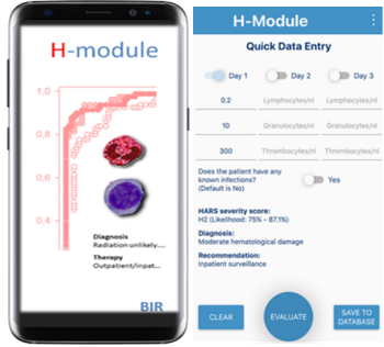 Abb. 1: Das H-Modul als App für Smartphone-Endgeräte
