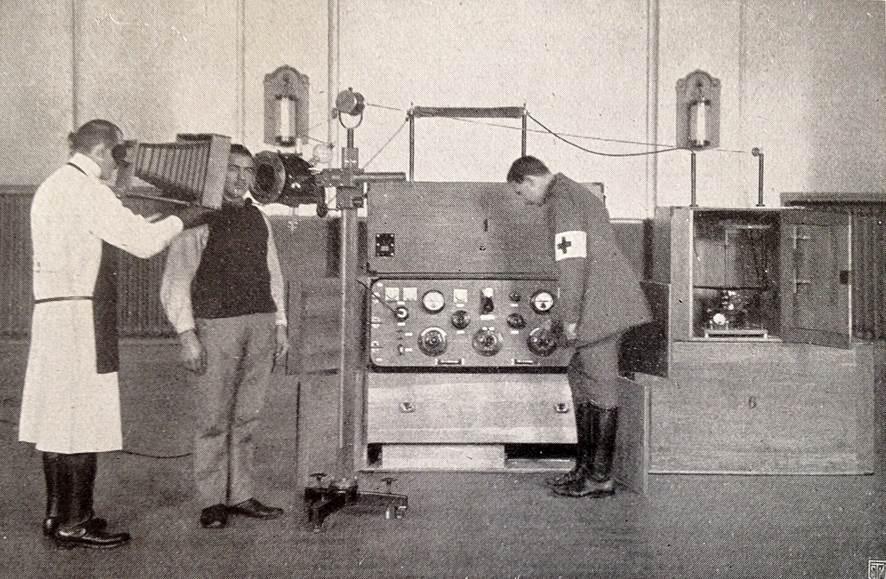 Röntgenanlage im Ersten Weltkrieg