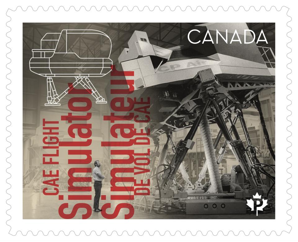 CAE’s ground-breaking technology highlighted in new Canada Post stamp