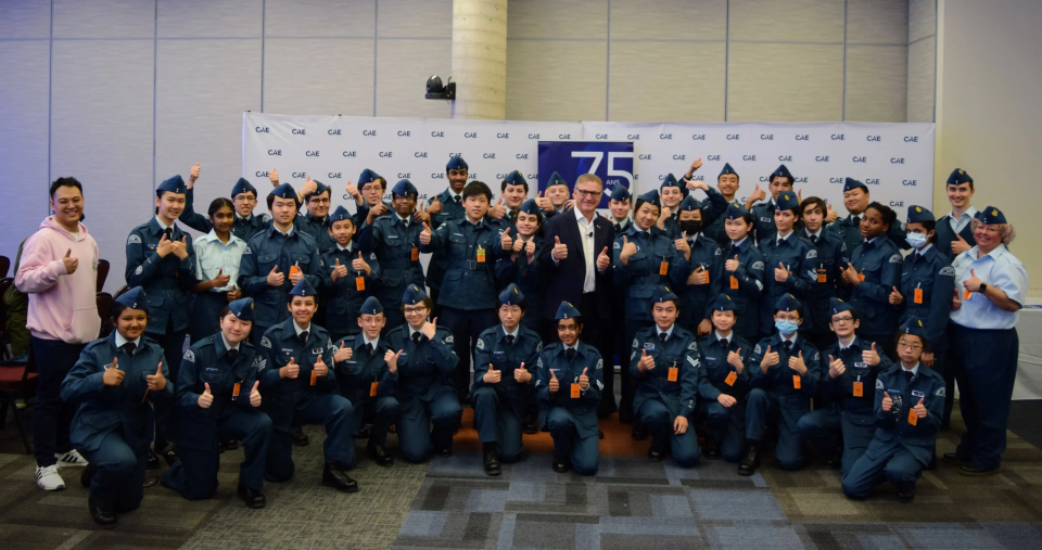 CAE Healthcare hosts Canadian Air Cadets to help create a safer future